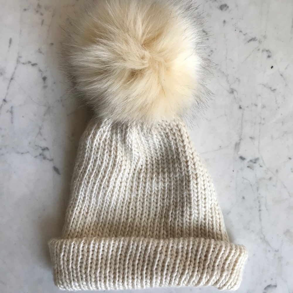 Ivory Beanie Hat
